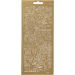 1 sheet, lanterns, sheet 10x23 cm, gold