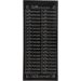 1 sheet, velkommen, sheet 10x23 cm, black