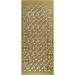 1 sheet, konfirmation, sheet 10x23 cm, gold