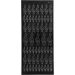 1 sheet, g key, sheet 10x23 cm, black