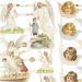 2 sheet/ 1 pack, Nostalgic angels, sheet 16,5x23,5 cm