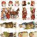 2 sheet/ 1 pack, Santa Claus, sheet 16,5x23,5 cm