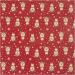 100 m/ 1 roll, Reindeer with Scarf, W: 50 cm, 80 g, dark red