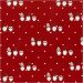 100 m/ 1 roll, Scandinavian Santa Gnome, W: 50 cm, 80 g, red