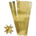100 strips/ 1 pack, L: 45 cm, W: 10 mm, dia. 4,5 cm, gold