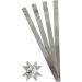 100 strips/ 1 pack, L: 73 cm, dia. 11,5 cm, W: 25 mm, silver