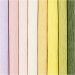8 sheet/ 1 pack, sheet 25x60 cm, Crêpe ratio: 180%, 105 g, pastel colours