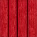 4 sheet/ 1 pack, sheet 25x60 cm, Crêpe ratio: 180%, 105 g, red