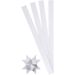 100 strips/ 1 pack, L: 45 cm, W: 15 mm, dia. 6,5 cm, white
