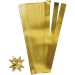100 strips/ 1 pack, L: 45 cm, dia. 6,5 cm, W: 15 mm, gold