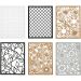 24 pc/ 1 pack, A6, sheet 104x146 mm, 200 g, black, natural, grey, white