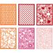 24 pc/ 1 pack, A6, sheet 104x146 mm, 200 g, orange, pink, red, rose