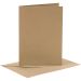 6 set/ 1 pack, card size 10,5x15 cm, envelope size 11,5x16,5 cm, 110+230 g, natural