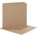 10 set/ 1 pack, card size 12,5x12,5 cm, envelope size 13,5x13,5 cm, natural