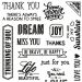 1 sheet, English words, 11x15,5 cm