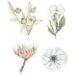 30 pc/ 1 pack, flowers, size 25-60 mm