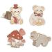 30 pc/ 1 pack, teddies, size 25-70 mm