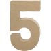 1 pc, 5, H: 19,7 cm, W: 11,5 cm, thickness 2,6 cm