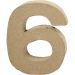 1 pc, 6, H: 10 cm, W: 8,2 cm, thickness 1,7 cm