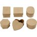 6 pc/ 1 pack, H: 3 cm, dia. 4-6 cm