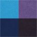 4 pc/ 1 pack, H: 2 cm, size 3,5x3,5 cm, blue, sky blue, purple, violet