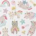 1 sheet, unicorn cats, sheet 15x16,5 cm