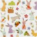 1 sheet, easter bunny, 15x16,5 cm