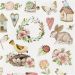 1 sheet, spring and easter, sheet 15x16,5 cm