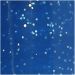 1 pc, glitter, line 2-4 mm, semi opaque, blue