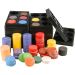 1 set, H: 16 mm, dia. 44 mm, assorted colours
