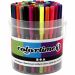 100 pc/ 1 bucket, line 2 mm, assorted colours