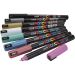 8 asstd./ 1 pack, no. PC-1MR, line 0,7 mm, metallic colours