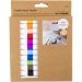 12 pc/ 1 pack, line 4 mm, assorted colours