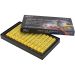 12 pc/ 1 pack, L: 7 cm, dia. 11 mm, thickness 11 mm, yellow