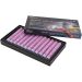 12 pc/ 1 pack, L: 7 cm, dia. 11 mm, thickness 11 mm, light lilac