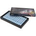 12 pc/ 1 pack, L: 7 cm, dia. 11 mm, thickness 11 mm, ice blue