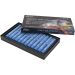 12 pc/ 1 pack, L: 7 cm, dia. 11 mm, thickness 11 mm, cobalt blue