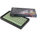 12 pc/ 1 pack, L: 7 cm, dia. 11 mm, thickness 11 mm, light green