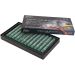 12 pc/ 1 pack, L: 7 cm, dia. 11 mm, thickness 11 mm, emerald green