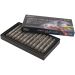 12 pc/ 1 pack, L: 7 cm, dia. 11 mm, thickness 11 mm, burnt umber