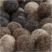 64 pc/ 1 pack, dia. 20 mm, natural