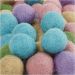 64 pc/ 1 pack, dia. 20 mm, pastel colours