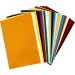 24 ass sheets/ 1 pack, sheet 20x30 cm, thickness 1,5 mm, 180-200 g, assorted colours