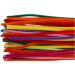 50 asstd./ 1 pack, L: 30 cm, thickness 6 mm, assorted colours