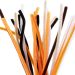 25 asstd./ 1 pack, L: 30 cm, thickness 6 mm, halloween colours