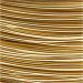 29 m/ 1 roll, round, thickness 3 mm, gold