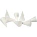 50 pc/ 1 pack, H: 11 cm, dia. 5,5 cm, white
