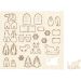 1 pack, christmas, 15,5 cm, 17 cm, 3 mm