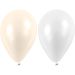 10 pc/ 1 pack, Round, dia. 23 cm, white, mother-of-pearl