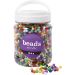 700 ml/ 1 tub, dia. 6 mm, hole size 3 mm, assorted colours, 425 g
